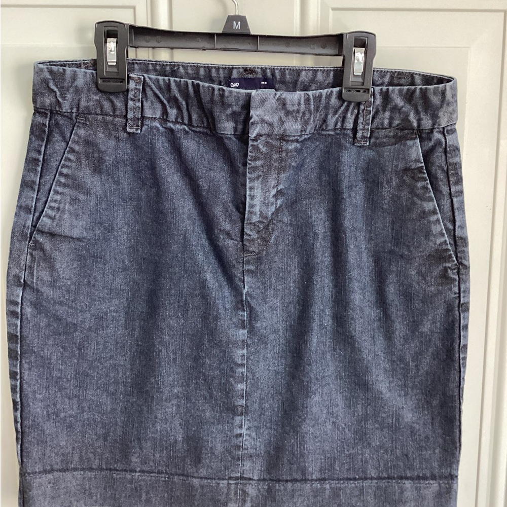 GAP Charcoal Denim Skirt